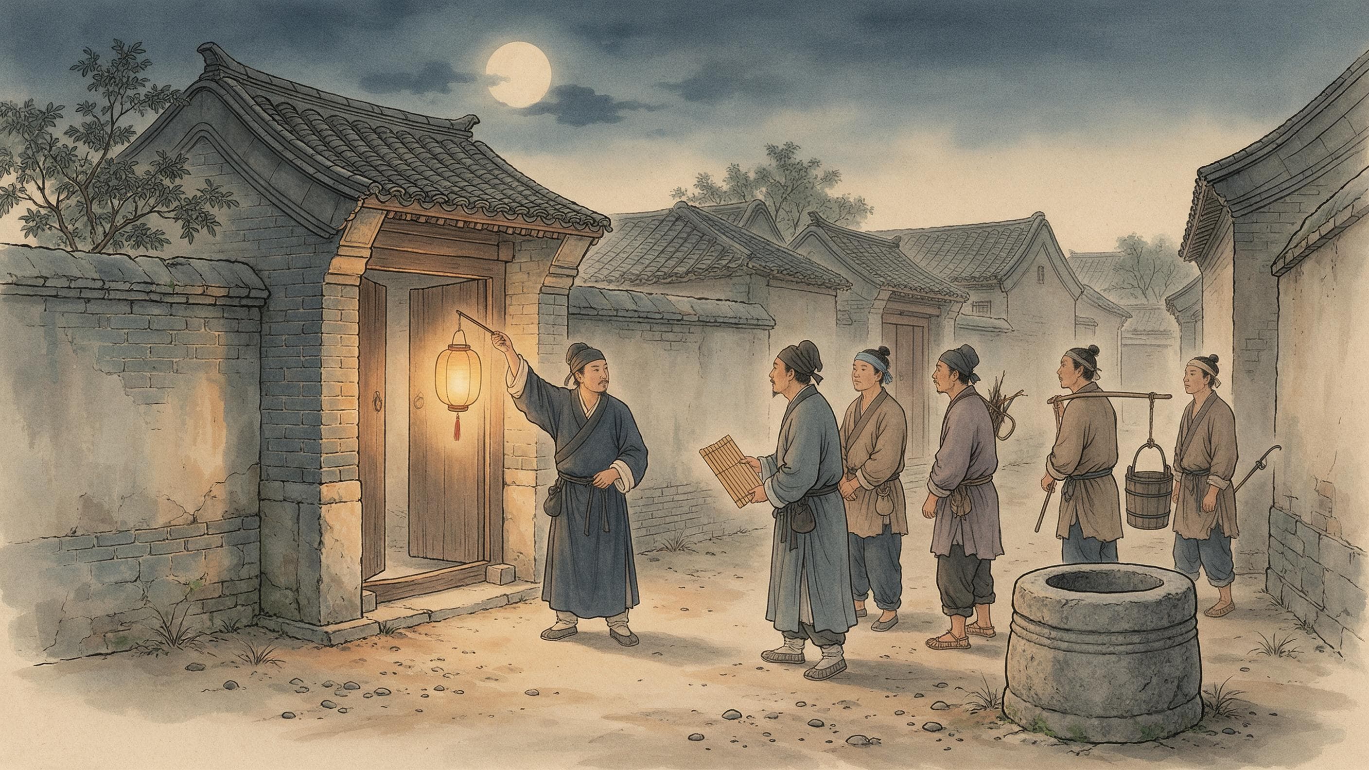 How a Ming City Ran: The Ward Headman's Night Round — Article illustration